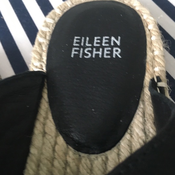 EILEEN FISHER MILLY TUMBLED NUBUCK SANDALS - Picture 4 of 6